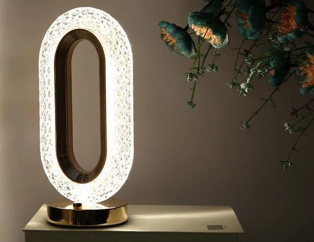 LED Crystal Table Lamp