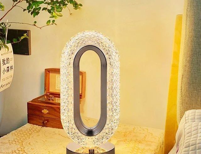 LED Crystal Table Lamp