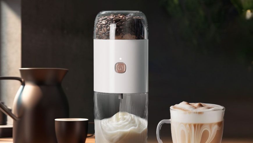 2in1 Coffee Grinder & Milk Frothing