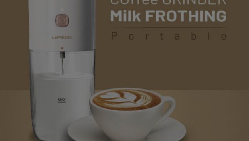 2in1 Coffee Grinder & Milk Frothing