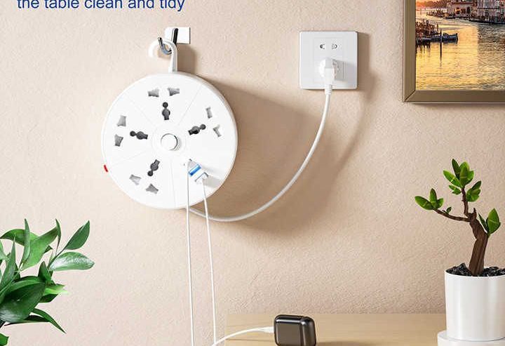 Gelister Retractable Power Strip