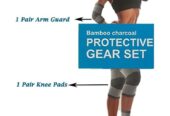 8pcs Bamboo Charcoal Fitness Protective Gear Set